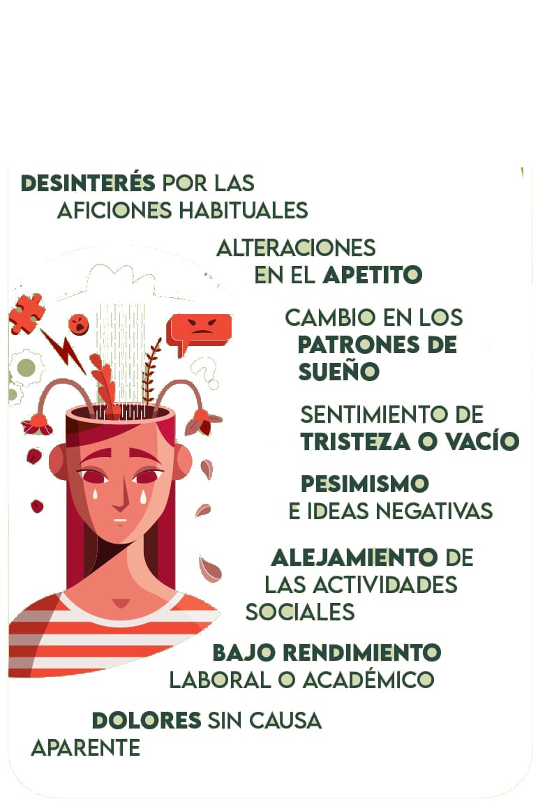 Imagen de síntomas del estrés